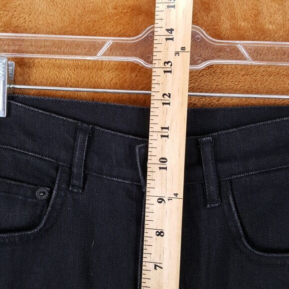 PROENZA SCHOULER Womens Jeans Size 24 Black Wash Slim Straight Designer Logo - Picture 7 of 9